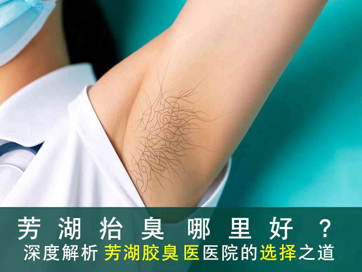 芜湖治疗腋臭哪里好？深度解析芜湖腋臭医院的选择之道