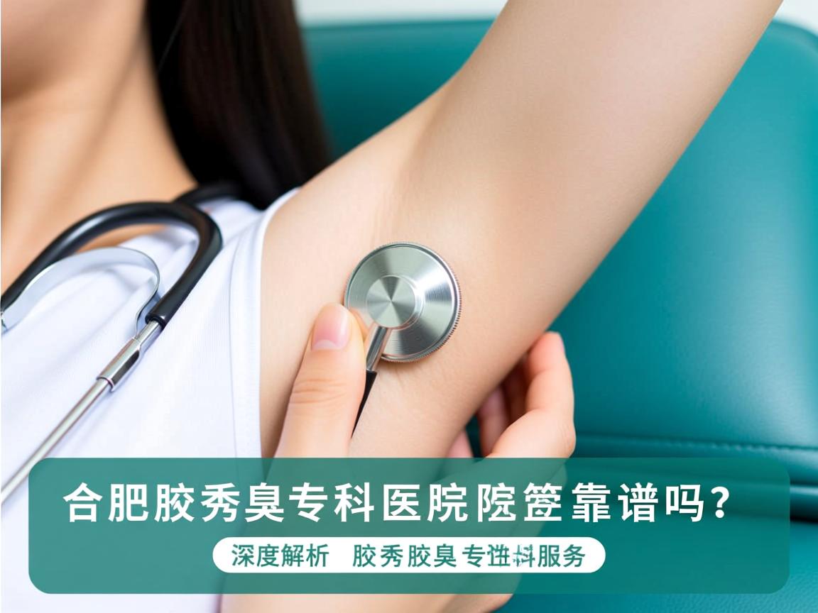 合肥腋秀腋臭专科医院靠谱吗？深度解析腋秀腋臭专科的专业性与服务