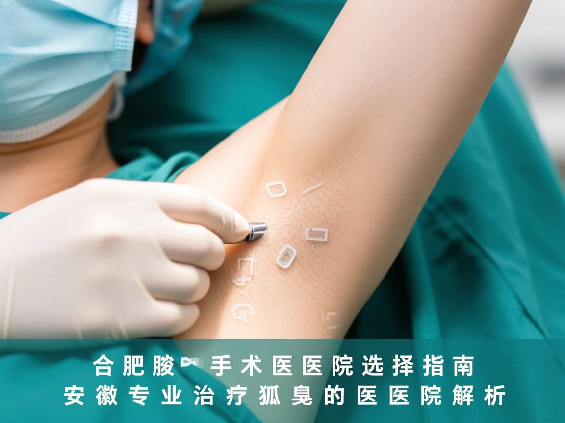 合肥腋臭手术医院选择指南，安徽专业治疗狐臭的医院解析