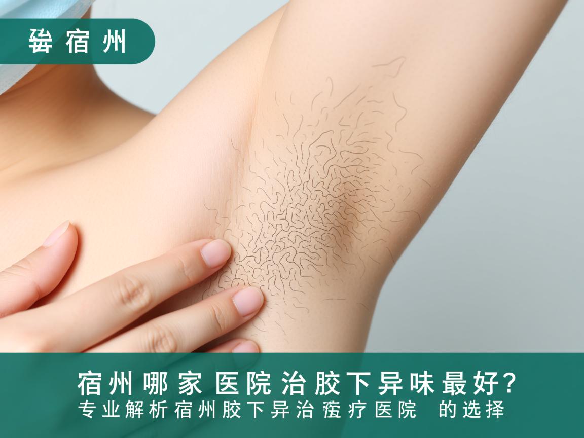 宿州哪家医院治腋下异味最好？专业解析宿州腋下异味治疗医院的选择