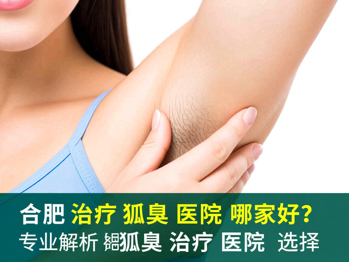合肥治疗狐臭医院哪家好？专业解析合肥狐臭治疗医院的选择