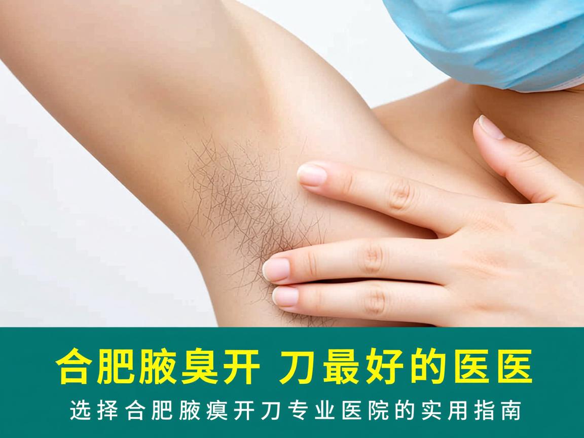 合肥腋臭开刀最好的医院，选择合肥腋臭开刀专业医院的实用指南