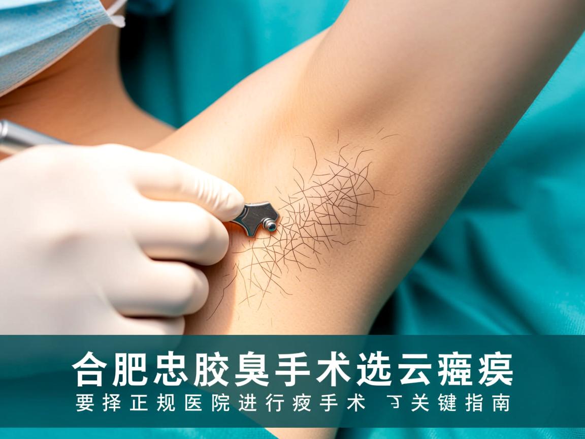 合肥腋臭手术，选择正规医院进行腋臭手术的关键指南