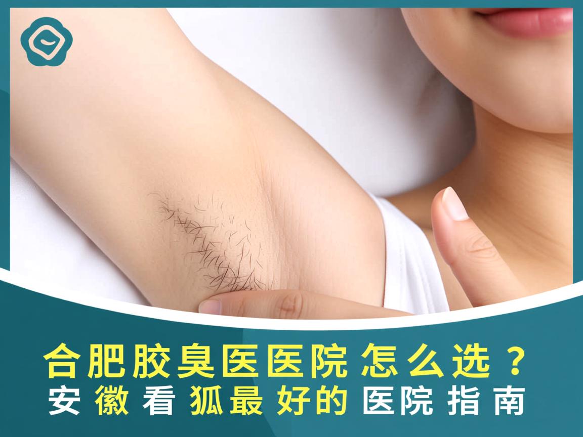 合肥腋臭医院怎么选？安徽看狐臭最好的医院指南