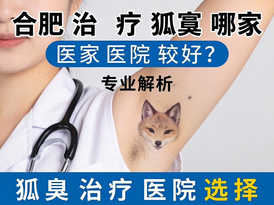 合肥治疗狐臭哪家医院较好？专业解析狐臭治疗医院选择