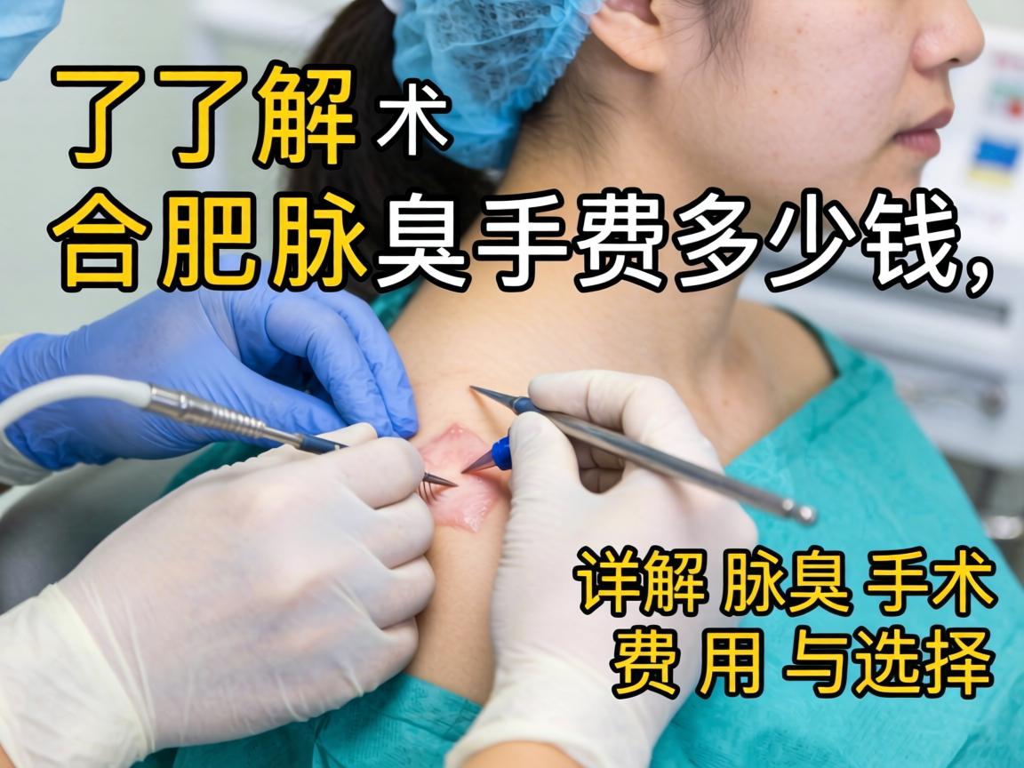 了解合肥腋臭手术费多少钱，详解腋臭手术费用与选择