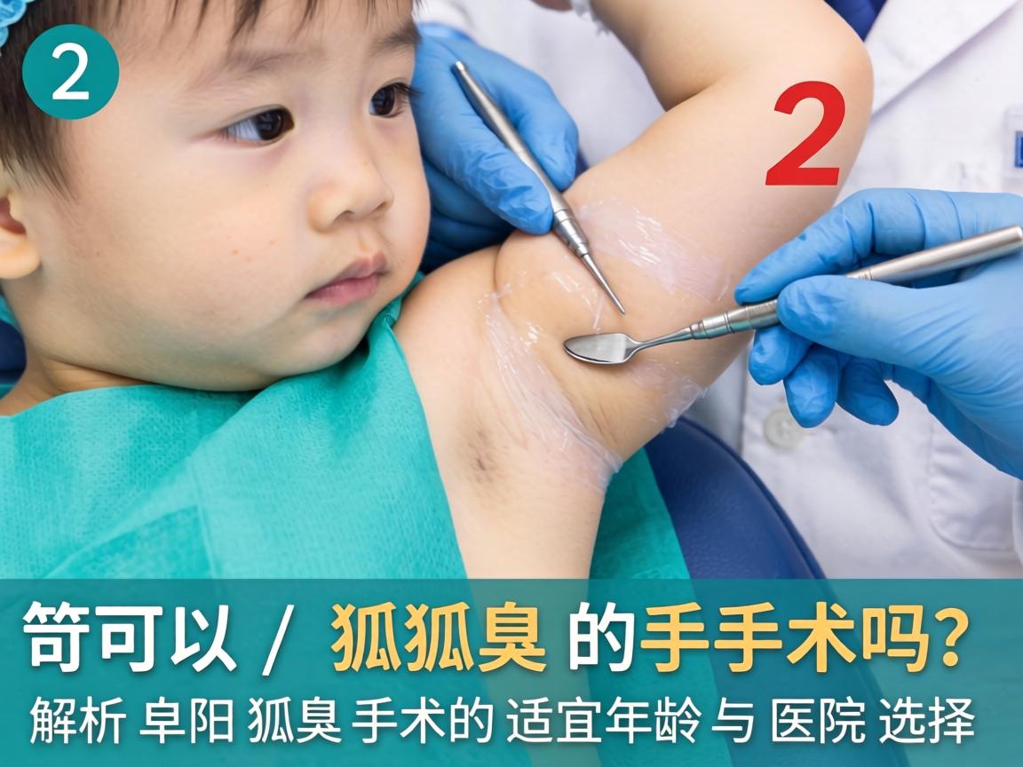 12岁可以狐臭手术吗？解析阜阳狐臭手术的适宜年龄与医院选择