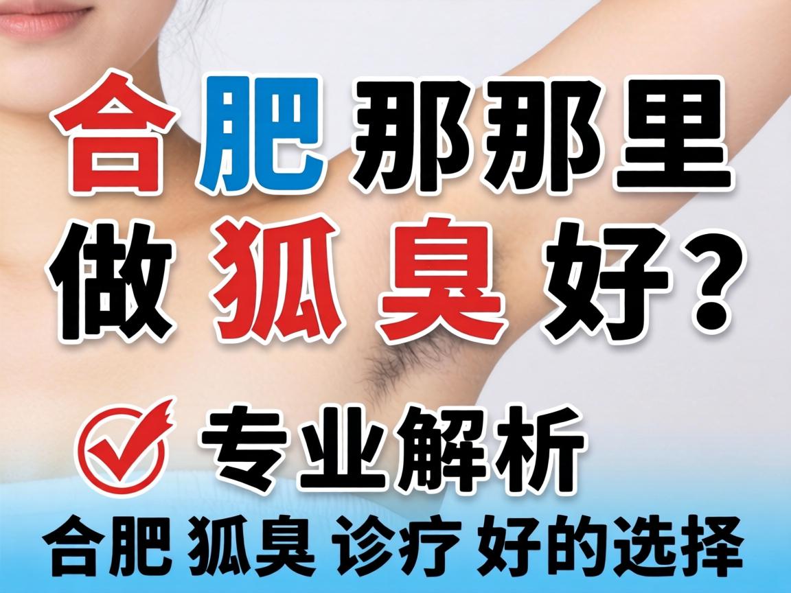 合肥那里做狐臭好？专业解析合肥狐臭诊疗好的选择