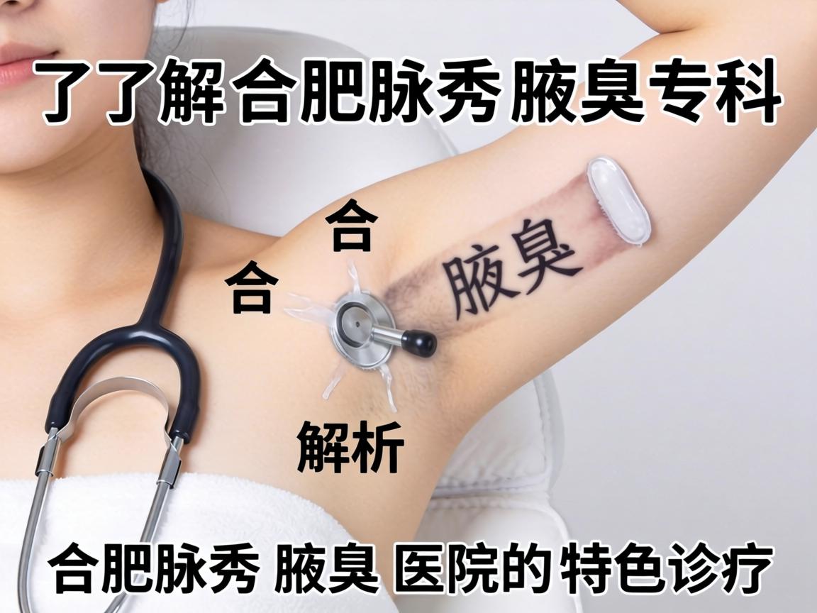 了解合肥腋秀腋臭专科，解析合肥腋秀腋臭医院的特色诊疗