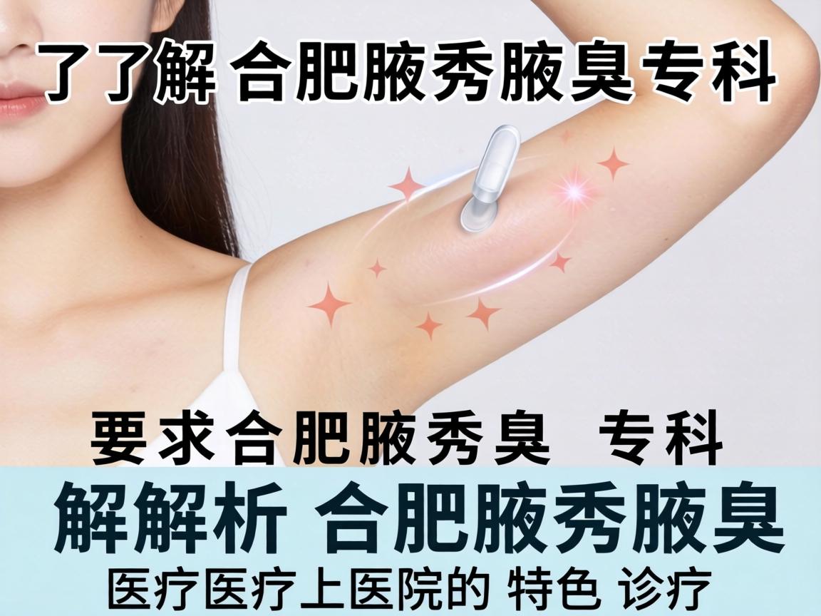 了解合肥腋秀腋臭专科，解析合肥腋秀腋臭医院的特色诊疗
