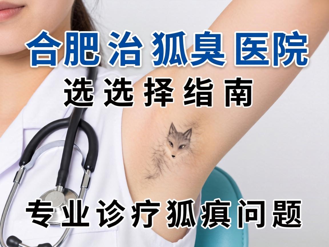 合肥治狐臭医院选择指南，专业诊疗狐臭问题
