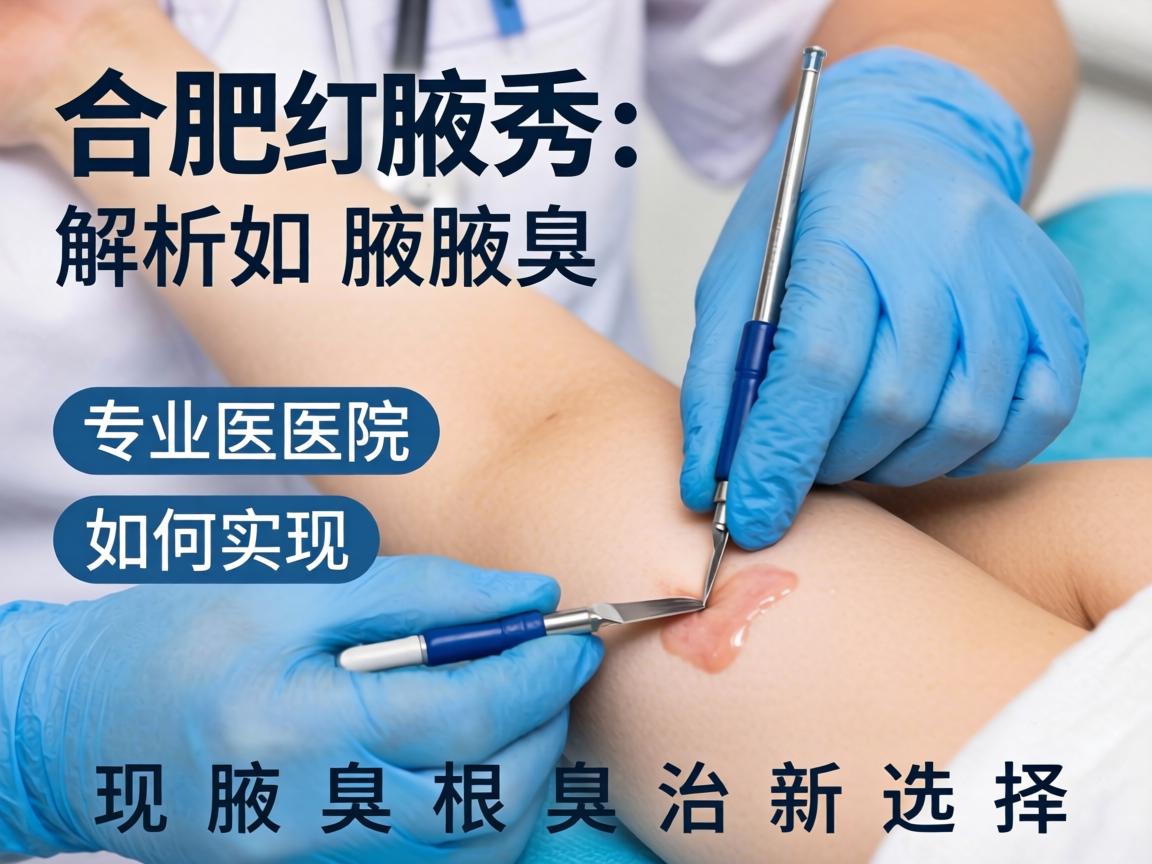 合肥腋秀解析腋臭手术，专业医院如何实现腋臭根治新选择