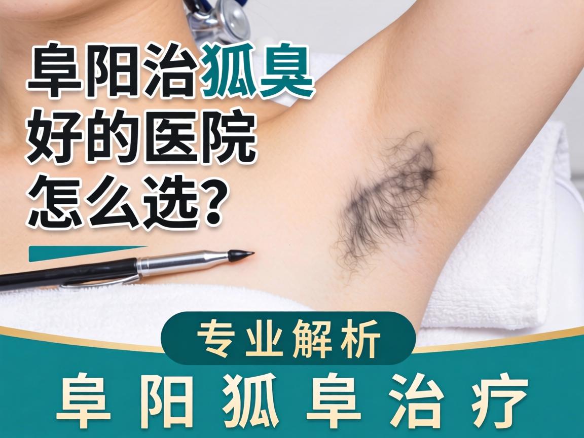 阜阳治狐臭好的医院怎么选？专业解析阜阳狐臭治疗