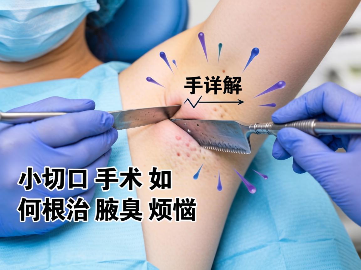 小切口腋臭手术详解，小切口手术如何根治腋臭烦恼