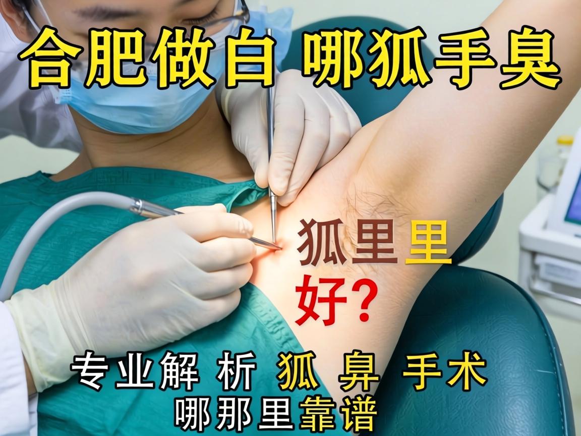 合肥做狐臭手术哪里好？专业解析狐臭手术哪里靠谱