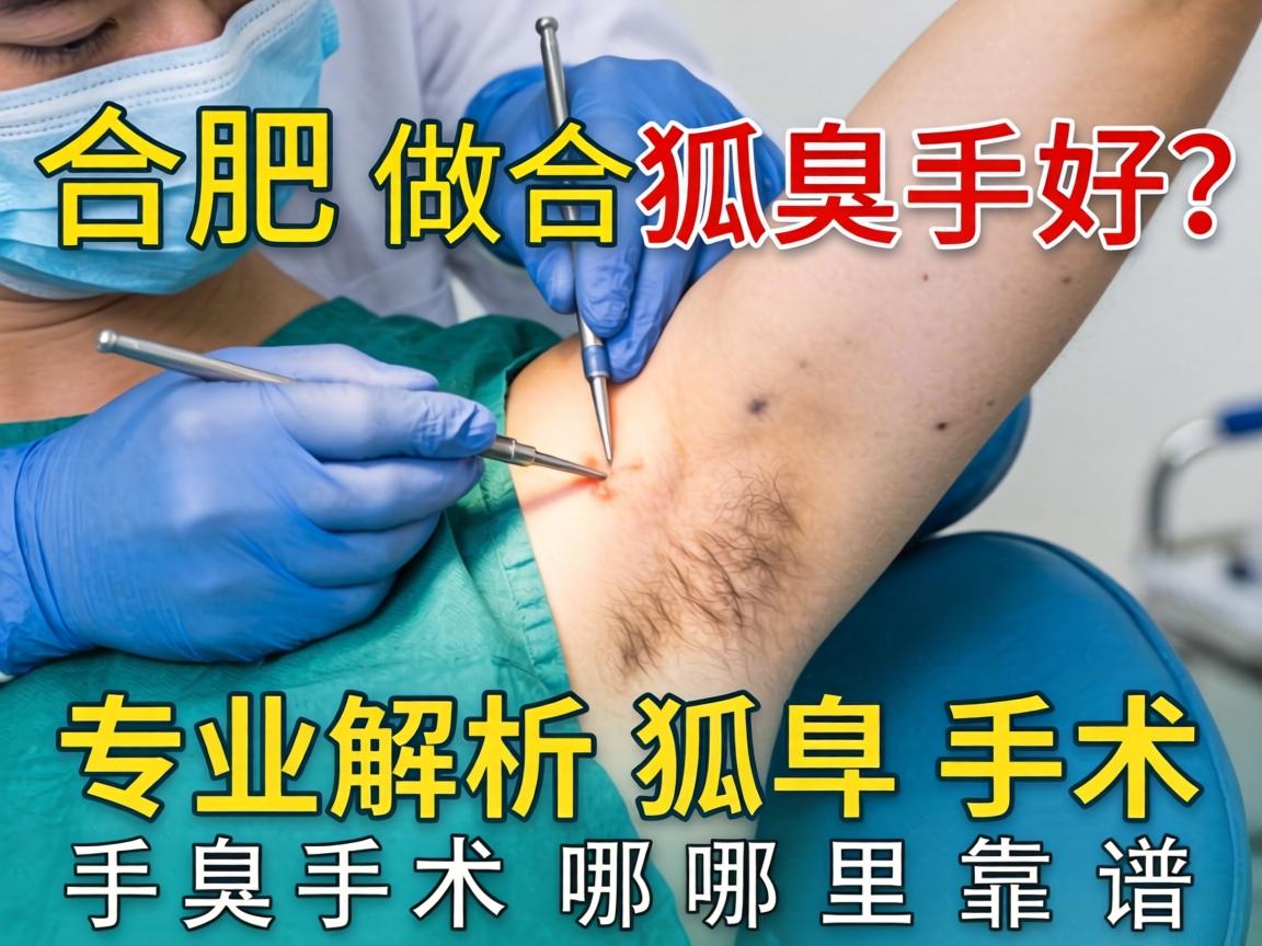 合肥做狐臭手术哪里好？专业解析狐臭手术哪里靠谱