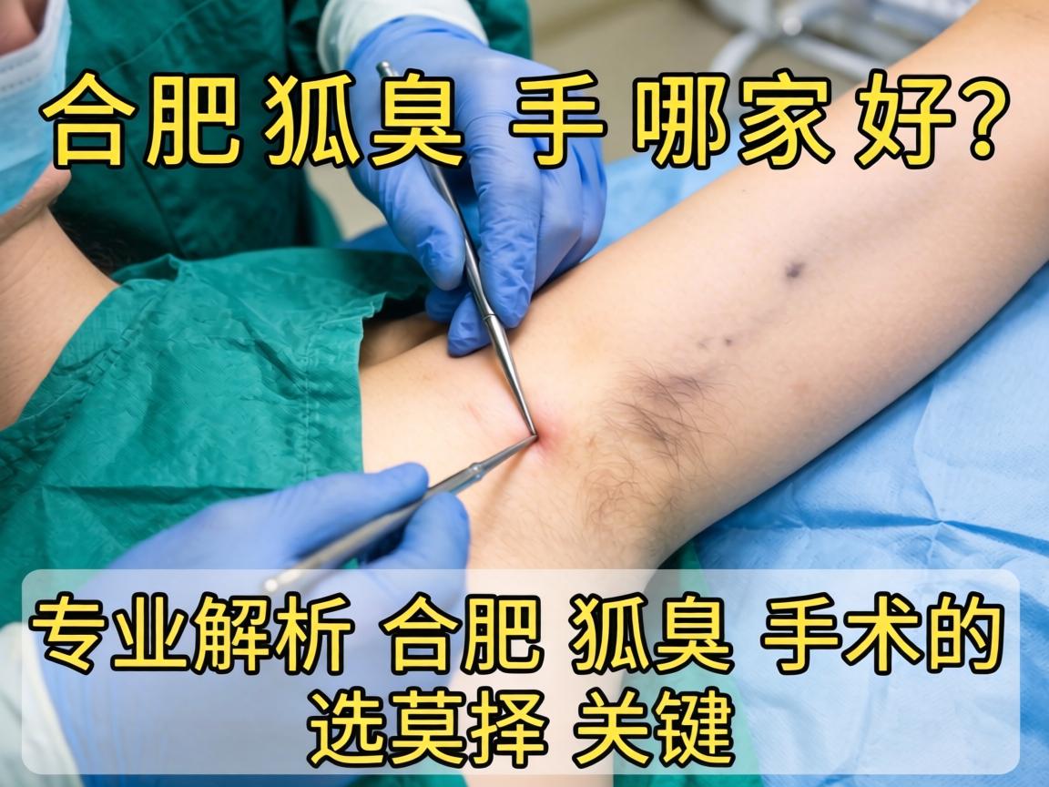 合肥狐臭手术哪家好？专业解析合肥狐臭手术的选择关键