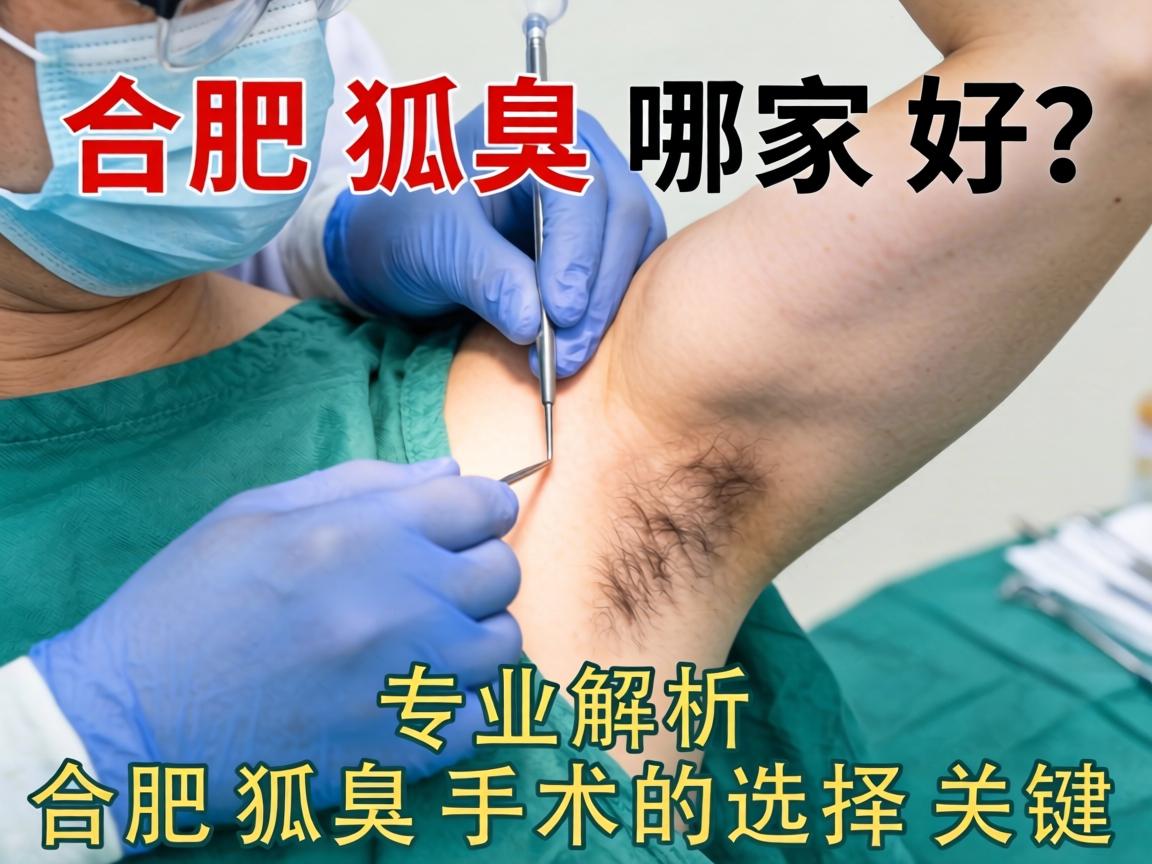 合肥狐臭手术哪家好？专业解析合肥狐臭手术的选择关键