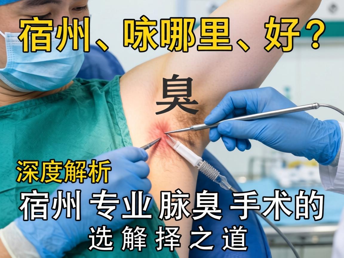 宿州腋臭手术哪里好？深度解析宿州专业腋臭手术的选择之道