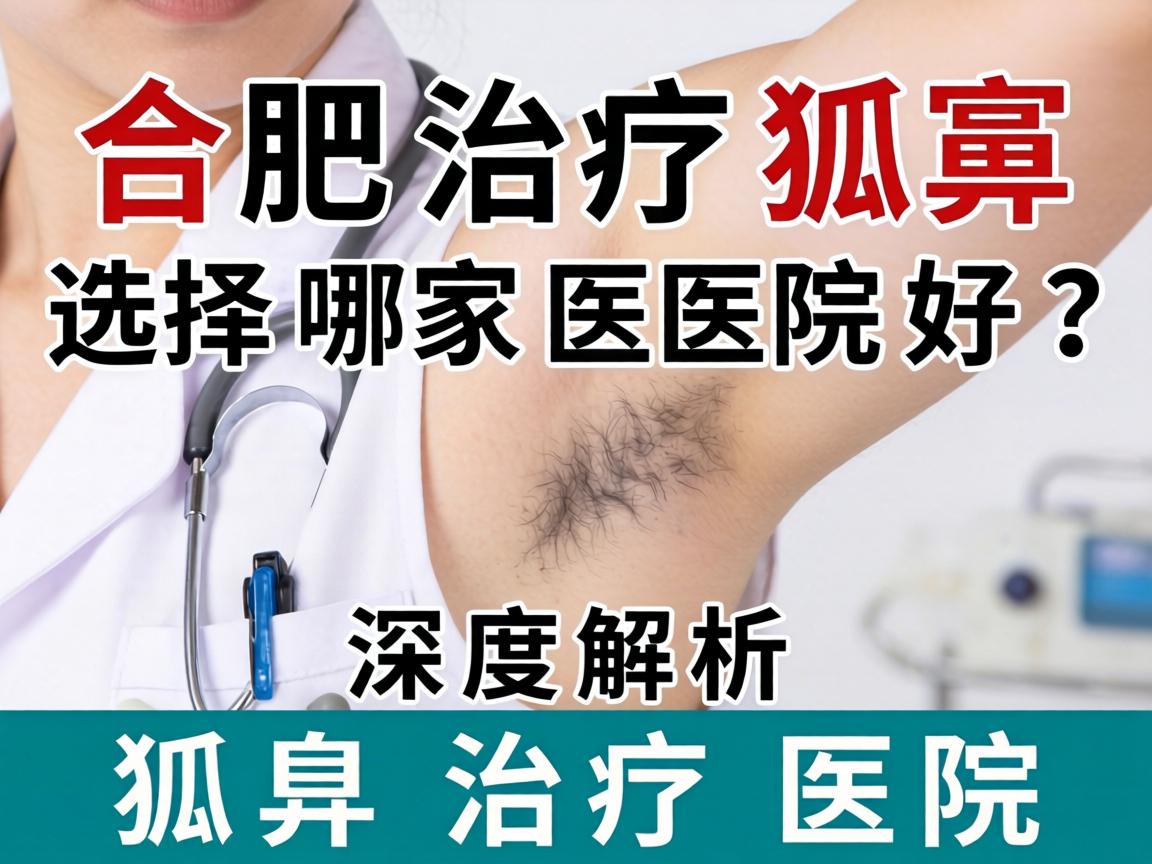 合肥治疗狐臭选择哪家医院好？深度解析狐臭治疗医院