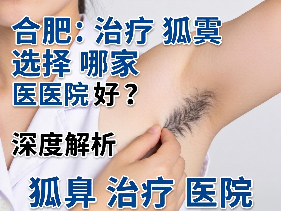 合肥治疗狐臭选择哪家医院好？深度解析狐臭治疗医院