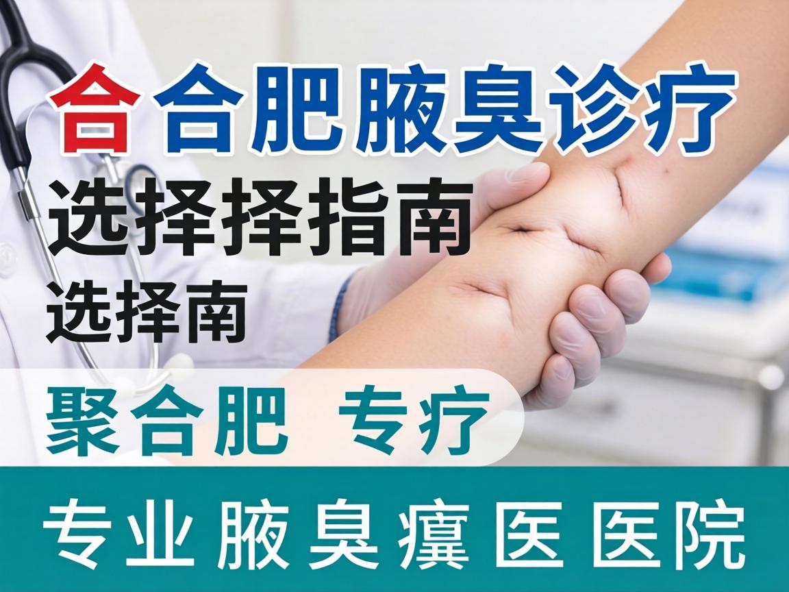 合肥腋臭诊疗选择指南，聚焦合肥专业腋臭医院