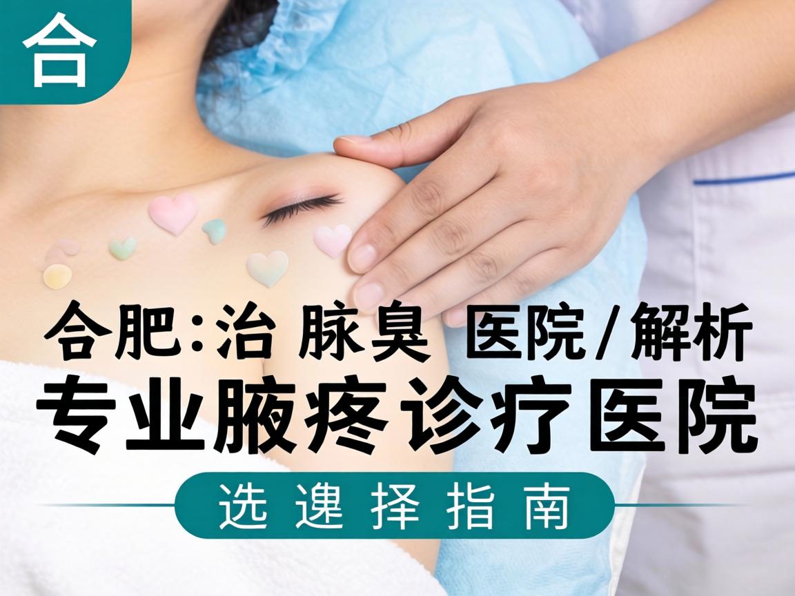 合肥治腋臭医院解析，专业腋臭诊疗医院的选择指南