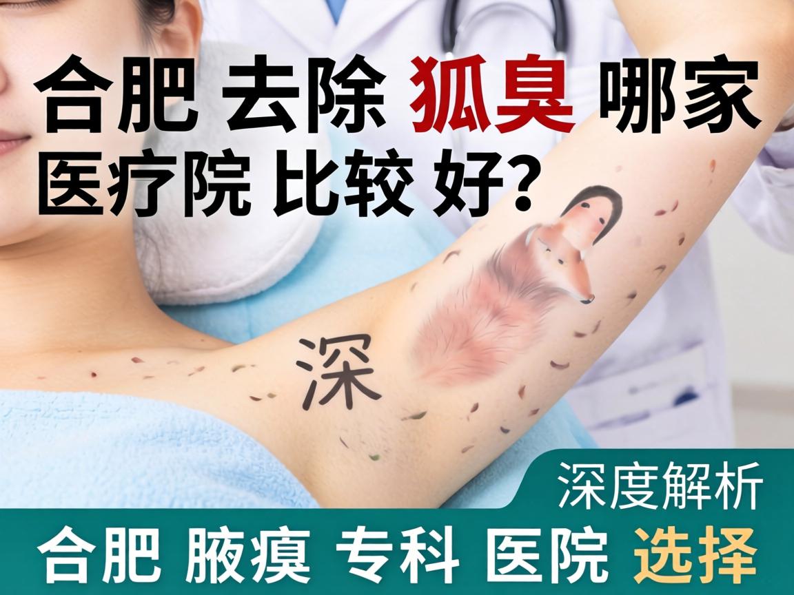 合肥去除狐臭哪家医院比较好？深度解析合肥腋臭专科医院选择