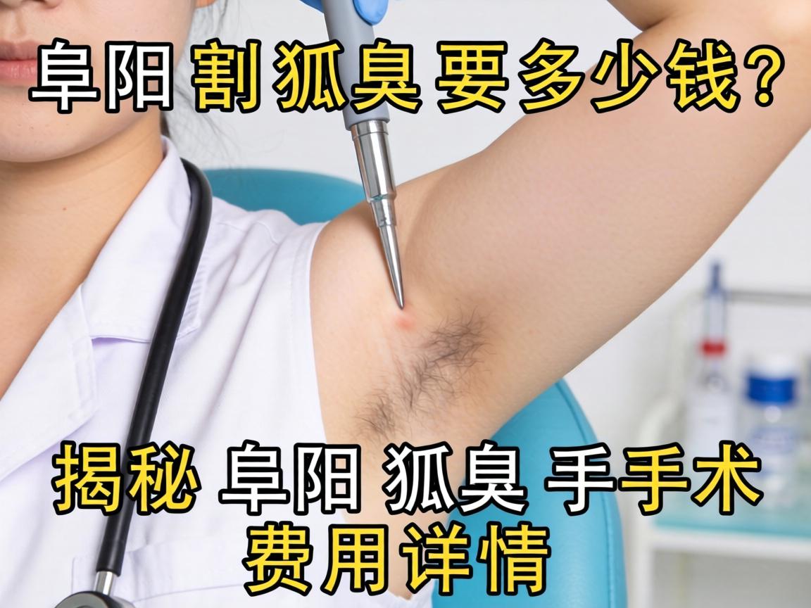 阜阳割狐臭要多少钱？揭秘阜阳狐臭手术费用详情
