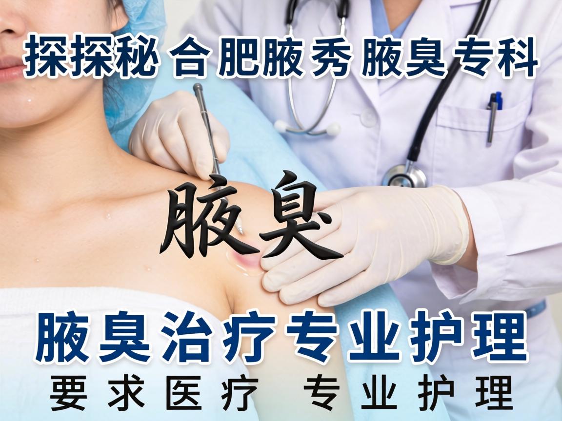 探秘合肥腋秀腋臭专科，详解腋臭治疗的专业护理