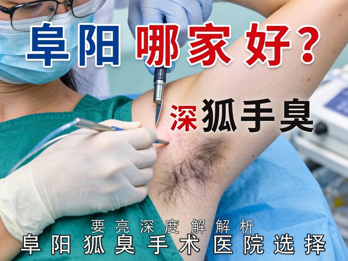 阜阳狐臭手术哪家好？深度解析阜阳狐臭手术医院选择