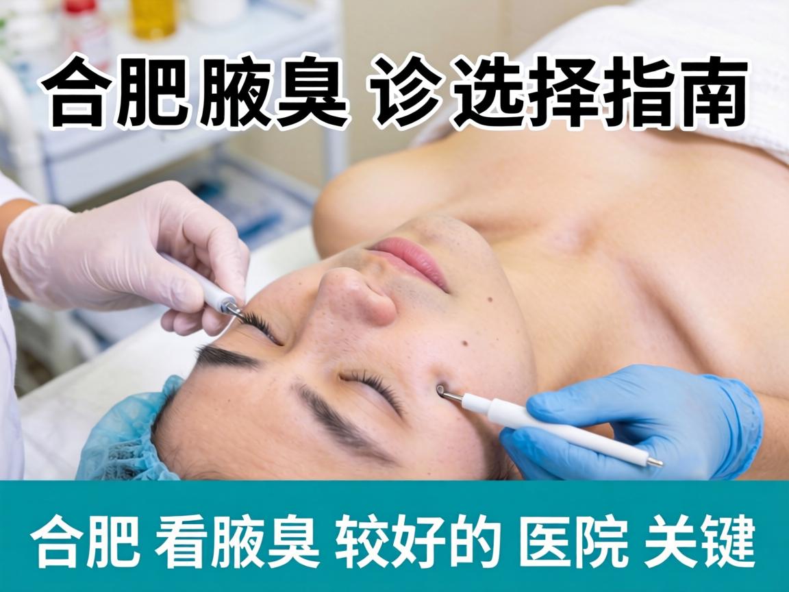 合肥腋臭诊疗选择指南，详解合肥看腋臭较好的医院关键