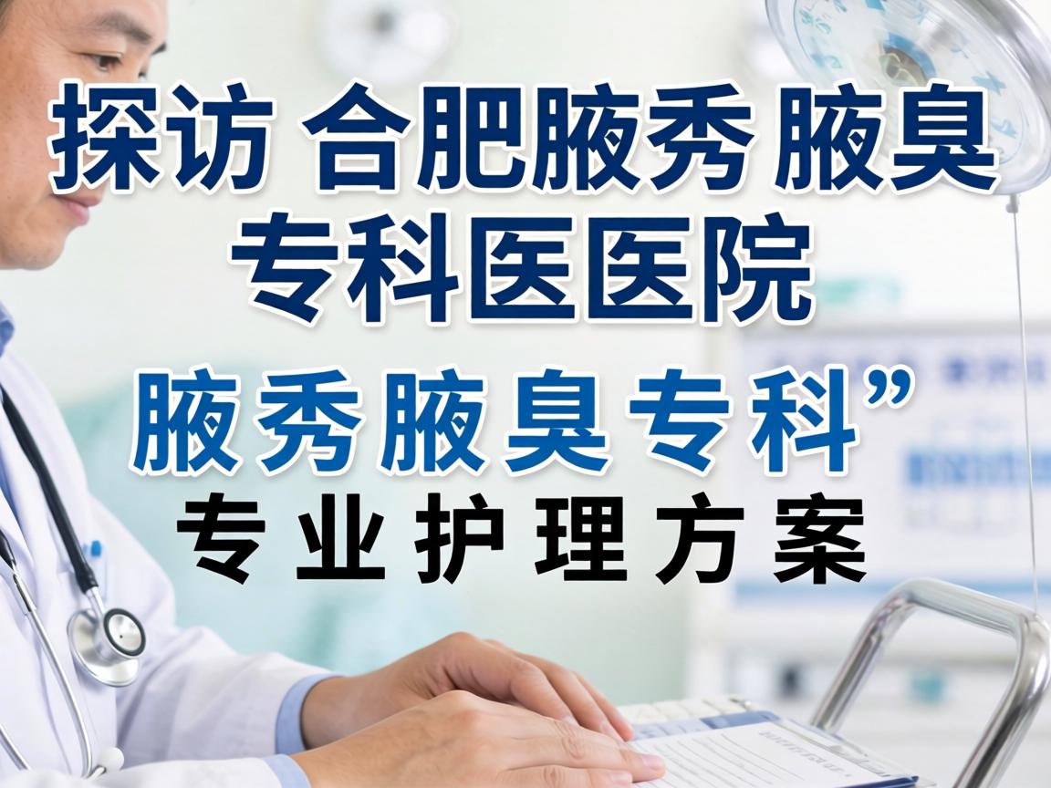 探访合肥腋秀腋臭专科医院，解析腋秀腋臭专科的专业护理方案