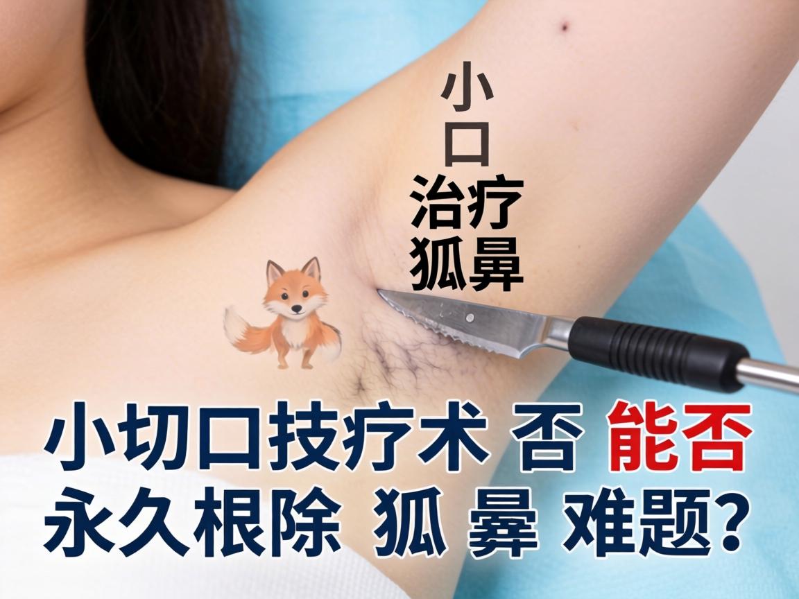 小切口治疗狐臭，小切口技术能否永久根除狐臭难题？
