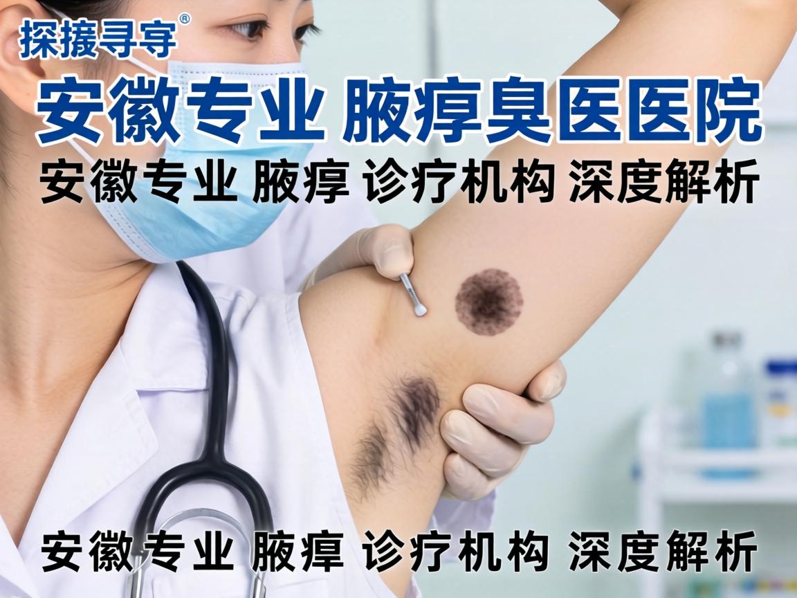 探寻安徽专业腋臭医院，安徽专业腋臭诊疗机构深度解析