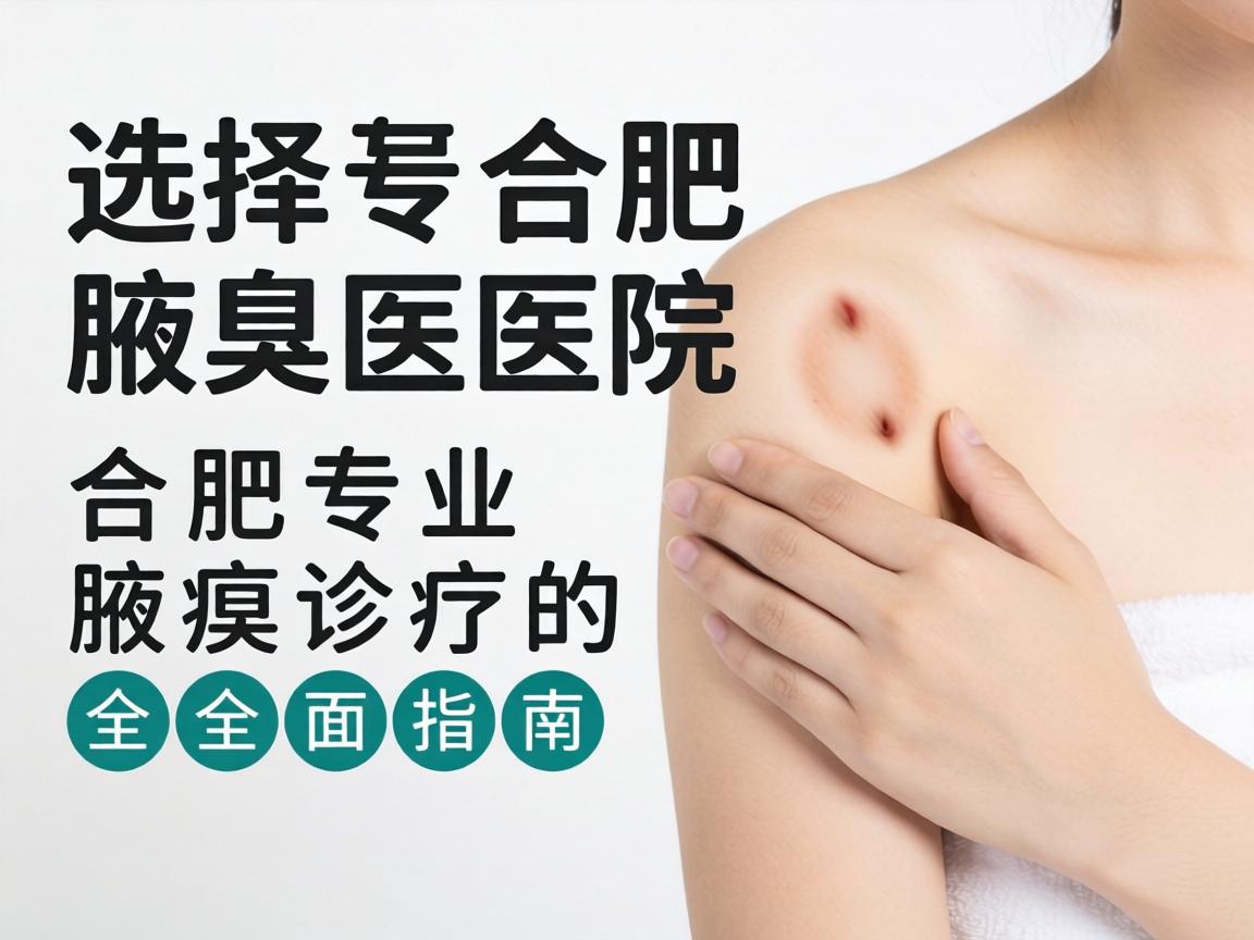 选择合肥腋臭医院，合肥专业腋臭诊疗的全面指南