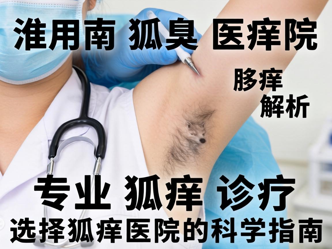 淮南狐臭医院解析，专业狐臭诊疗，选择狐臭医院的科学指南