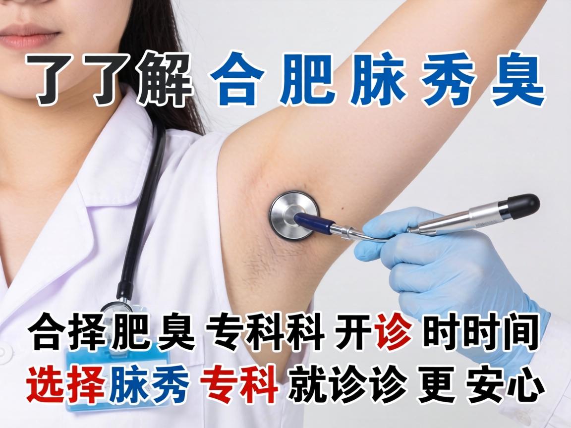 了解合肥腋秀专科开诊时间，选择腋秀专科就诊更安心