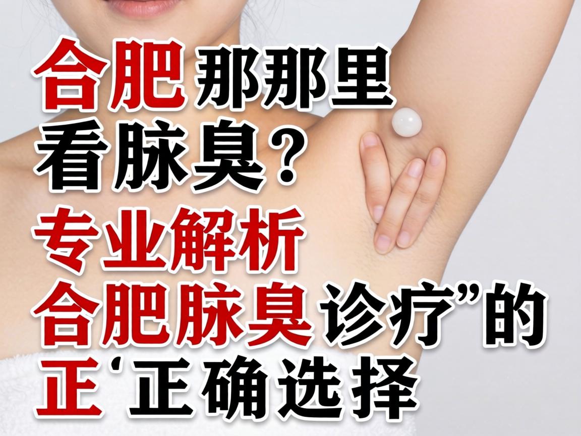 合肥那里看腋臭？专业解析合肥腋臭诊疗的正确选择