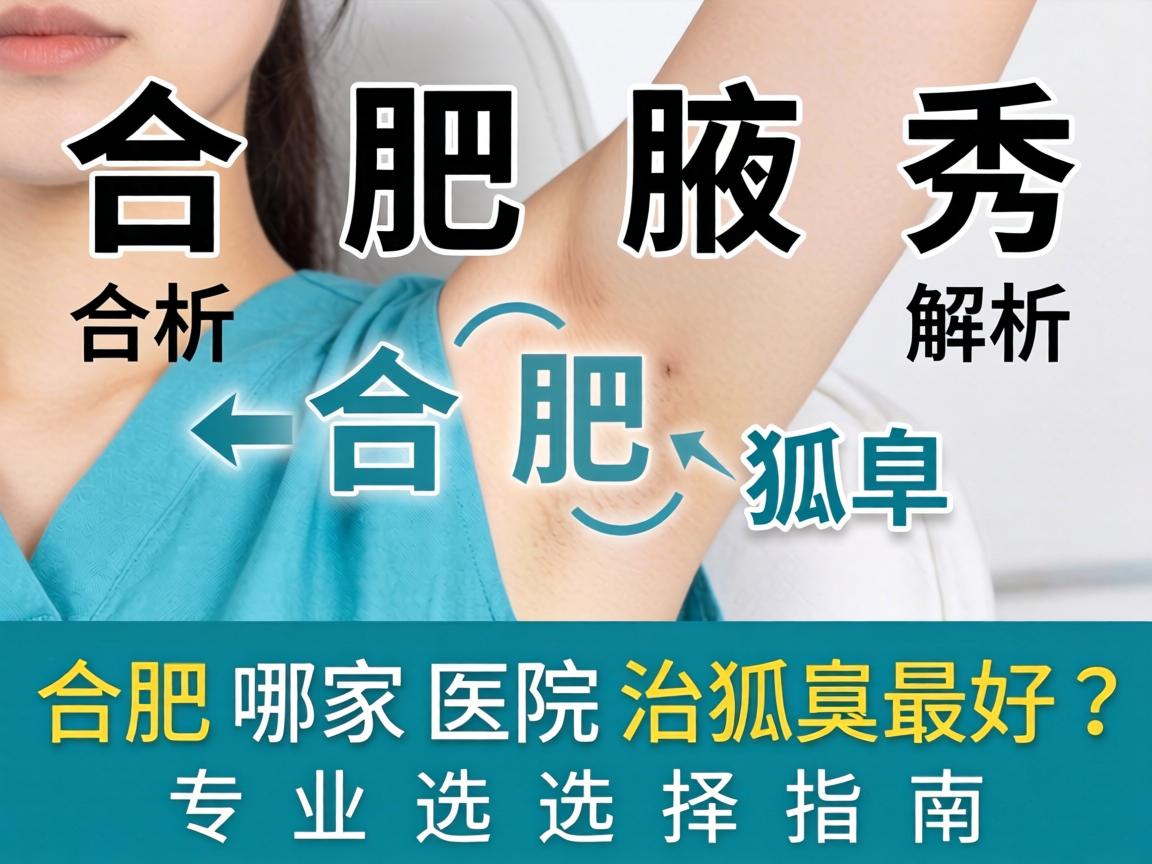 合肥腋秀解析，合肥哪家医院治狐臭最好？专业选择指南