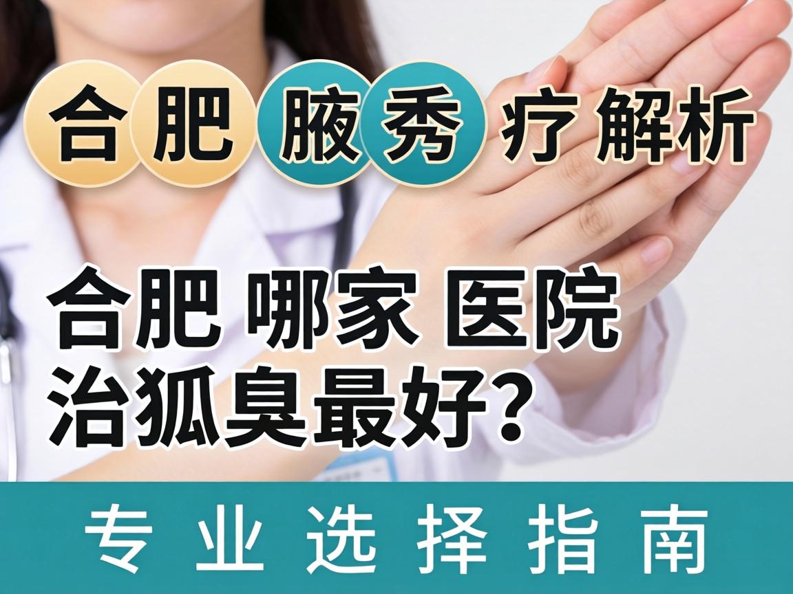合肥腋秀解析，合肥哪家医院治狐臭最好？专业选择指南