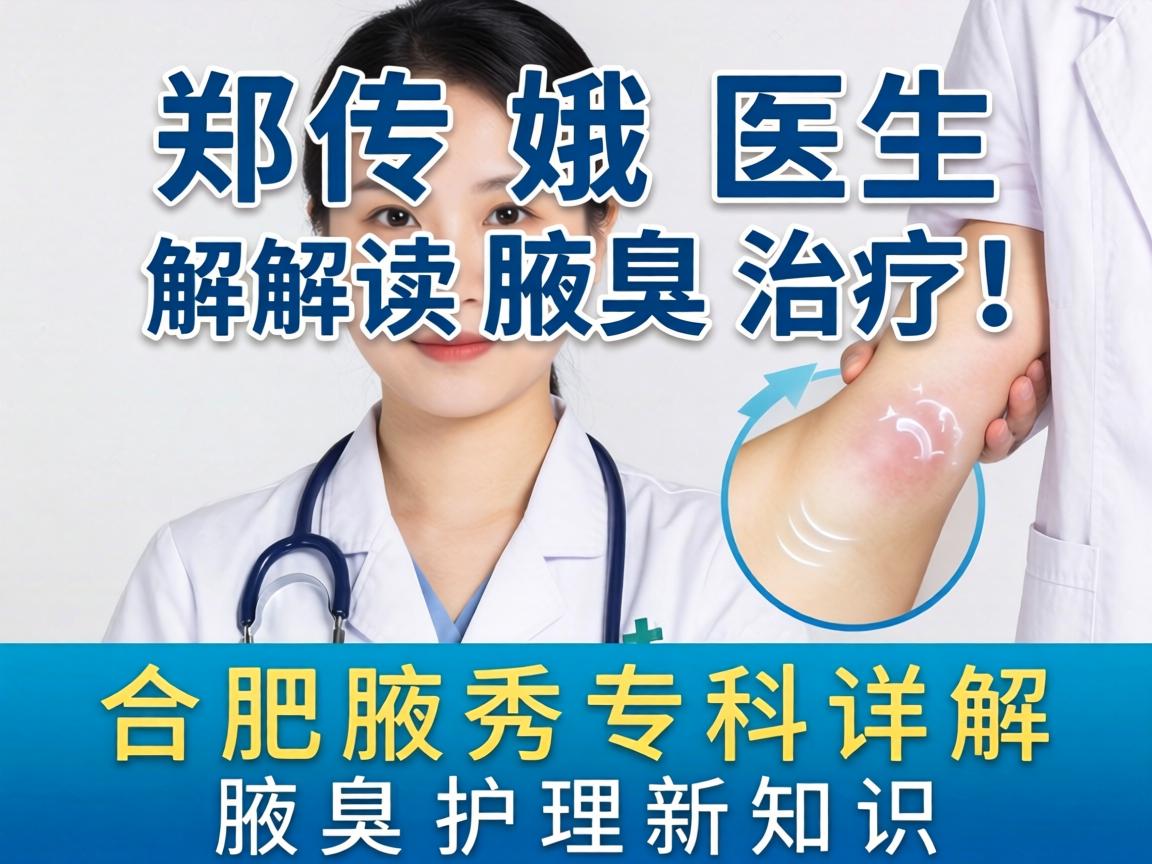 郑传娥医生解读腋臭治疗，合肥腋秀专科详解腋臭护理新知识