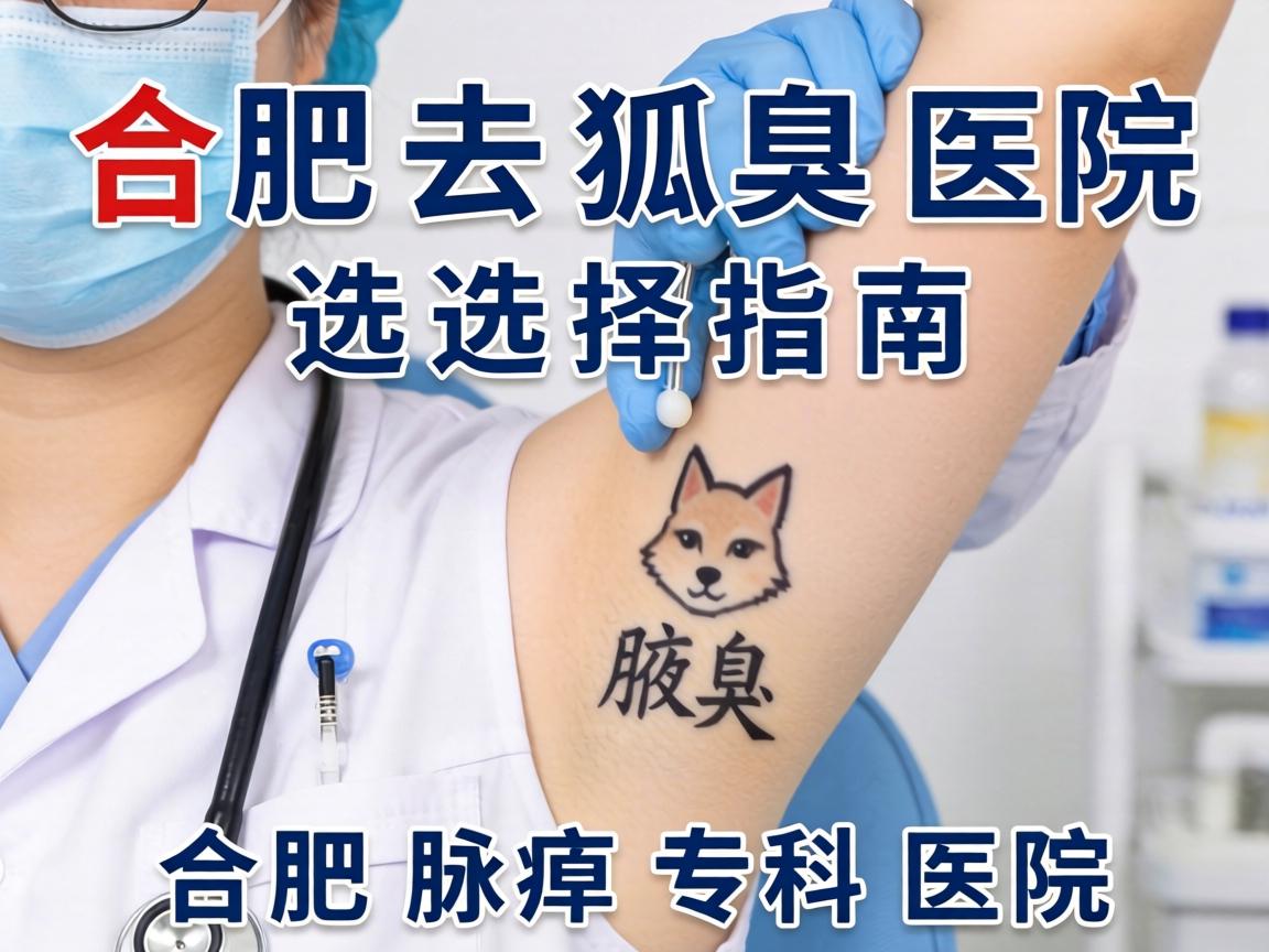 合肥去狐臭医院选择指南，详解合肥腋臭专科医院