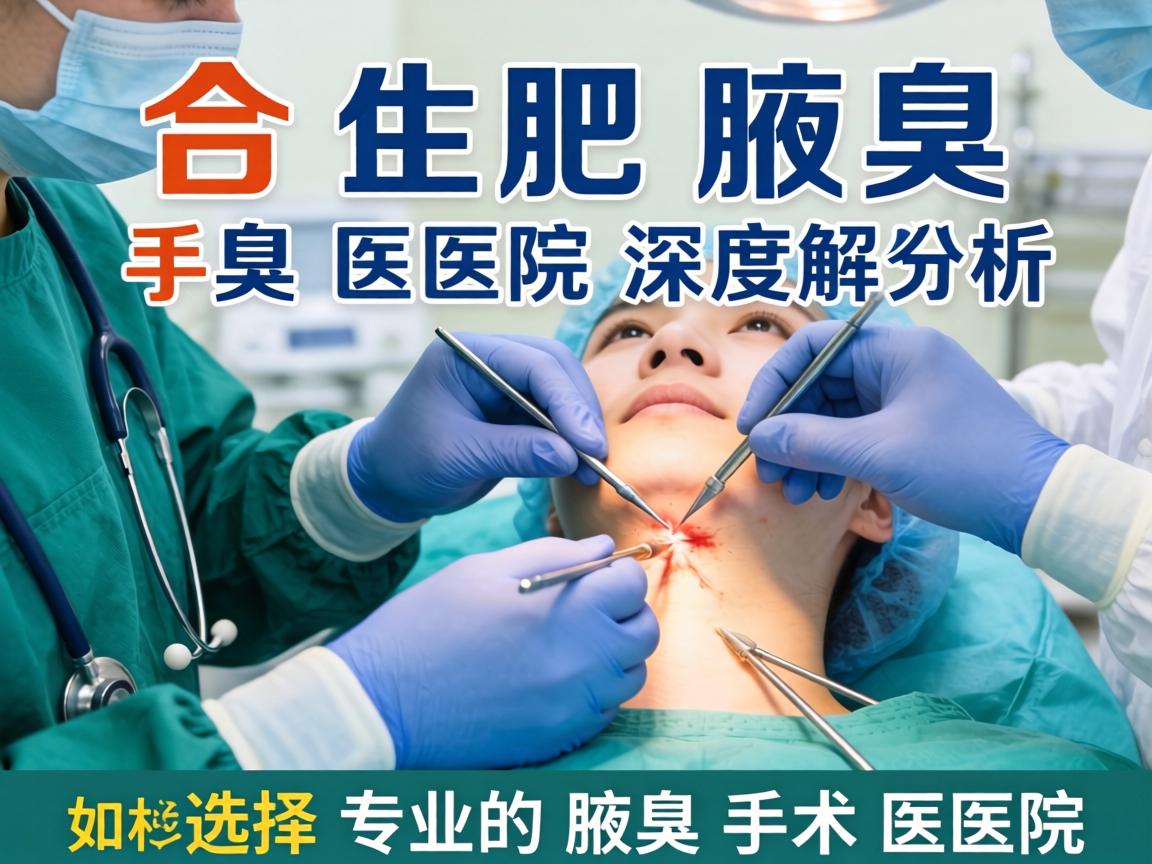 合肥腋臭手术医院深度解析，如何选择专业的腋臭手术医院