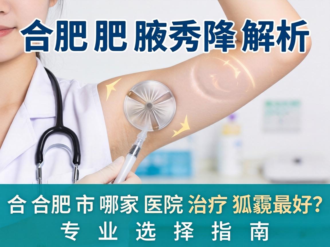 合肥腋秀解析，合肥市哪家医院治疗狐臭最好？专业选择指南