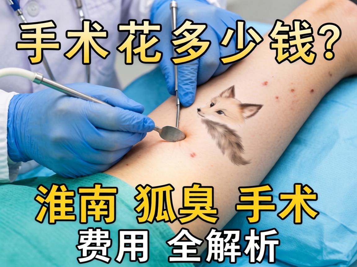 淮南狐臭手术花多少钱？淮南狐臭手术费用全解析