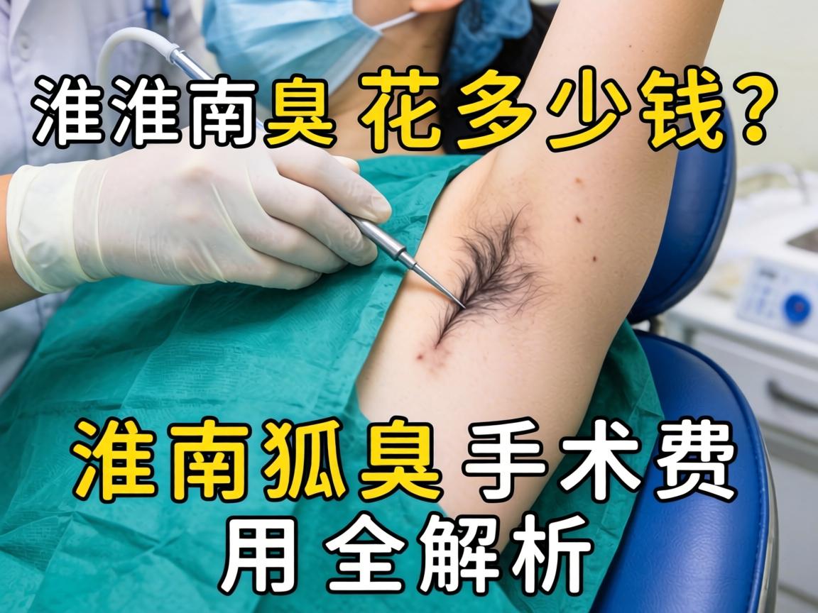 淮南狐臭手术花多少钱？淮南狐臭手术费用全解析