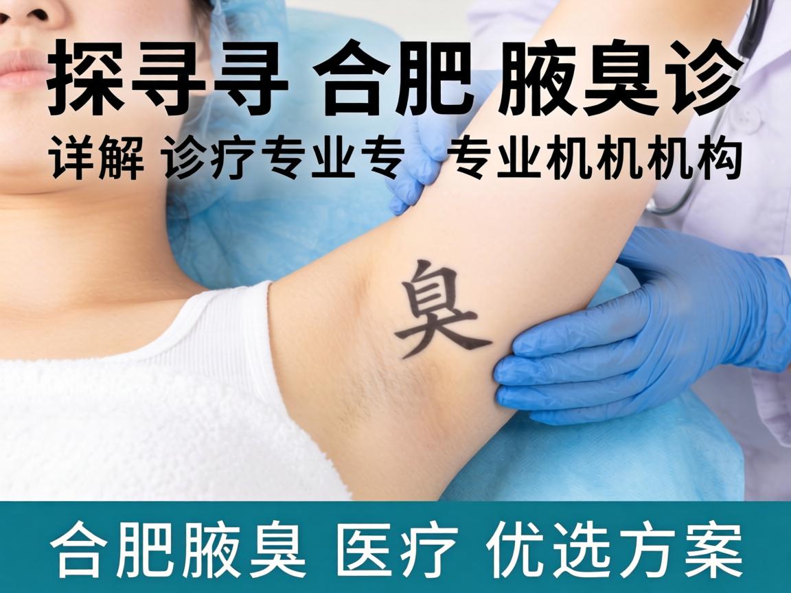 探寻合肥腋臭诊疗专业机构，详解合肥腋臭医疗优选方案
