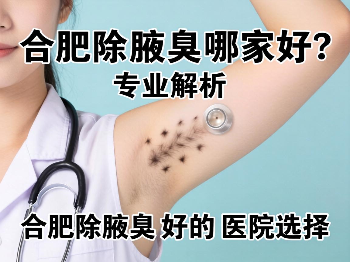 合肥除腋臭哪家好？专业解析合肥除腋臭好的医院选择