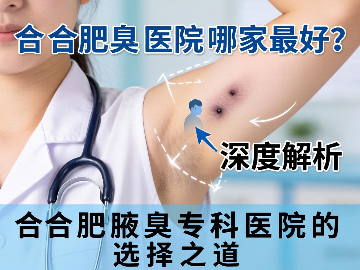 合肥腋臭医院哪家最好？深度解析合肥腋臭专科医院的选择之道